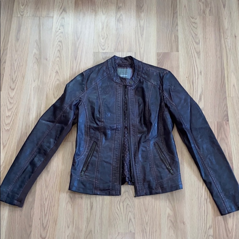 Maurices Brown Leather Jacket